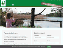 Tablet Screenshot of campingplatz-fohnsee.de